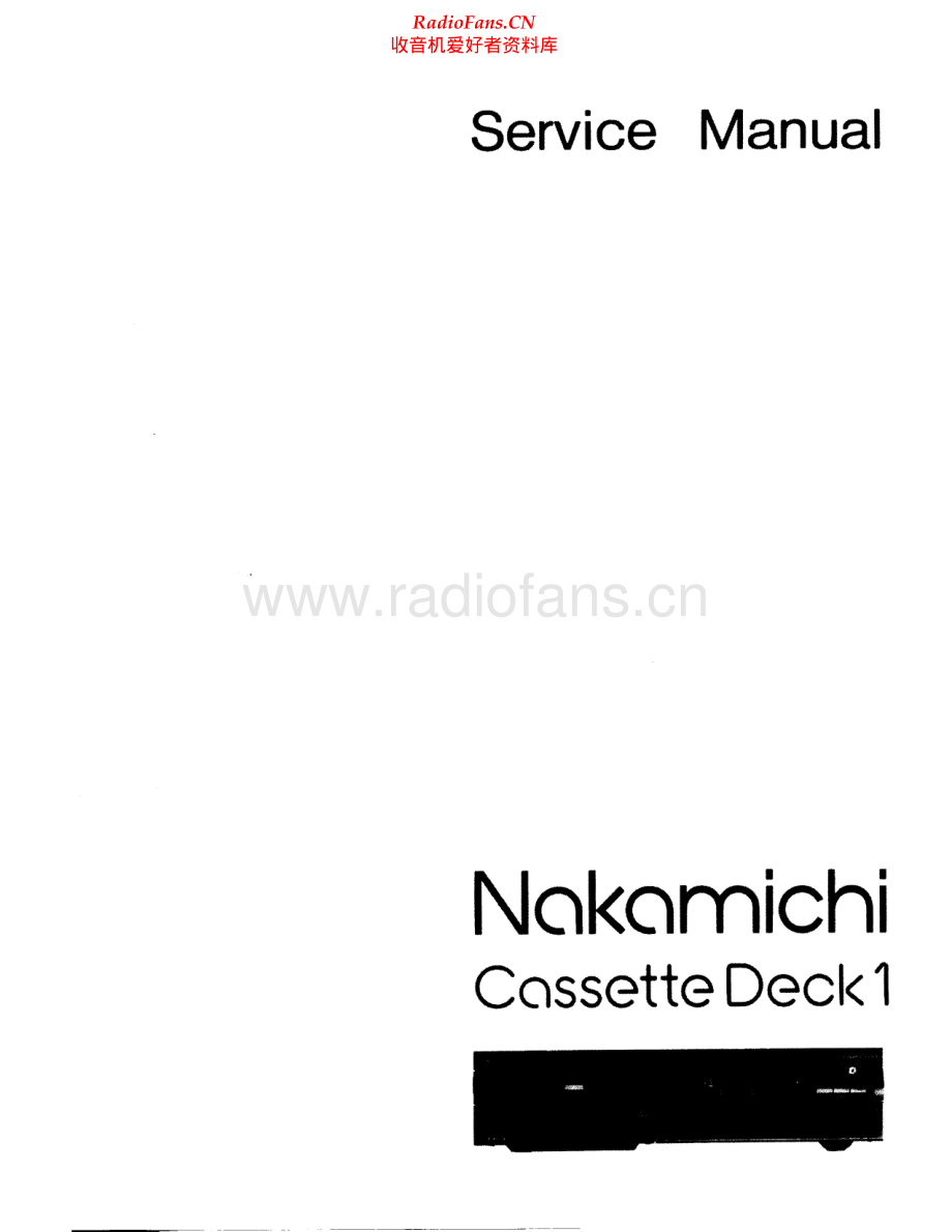 Nakamichi-CassetteDeck1-tape-sm 维修电路原理图.pdf_第1页