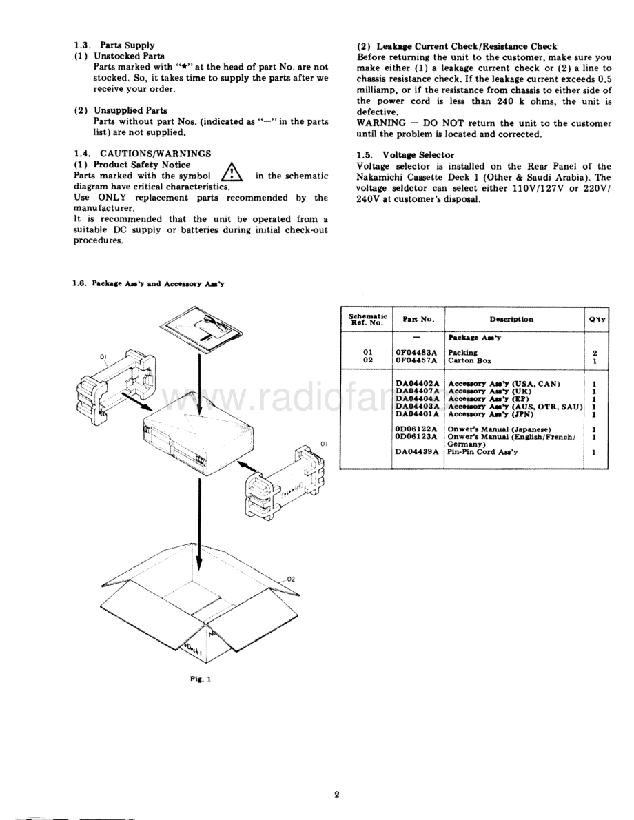 Nakamichi-CassetteDeck1-tape-sm 维修电路原理图.pdf_第3页