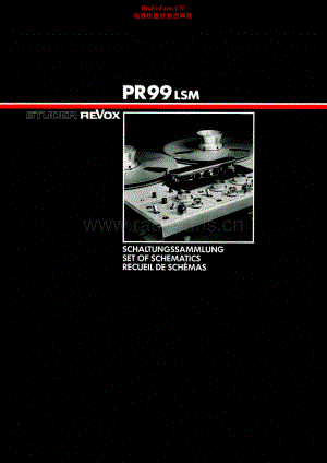 Revox-PR99LSM-tape-sch 维修电路原理图.pdf