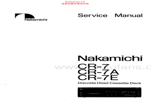 Nakamichi-CR7-tape-sm 维修电路原理图.pdf