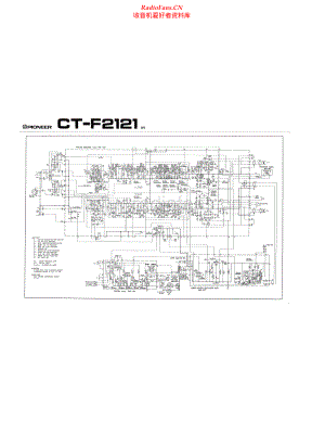 Pioneer-CTF2121-tape-sch 维修电路原理图.pdf