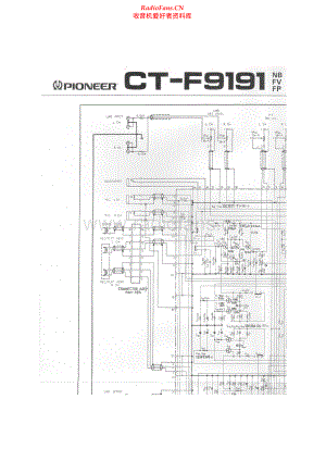 Pioneer-CTF9191-tape-sch 维修电路原理图.pdf