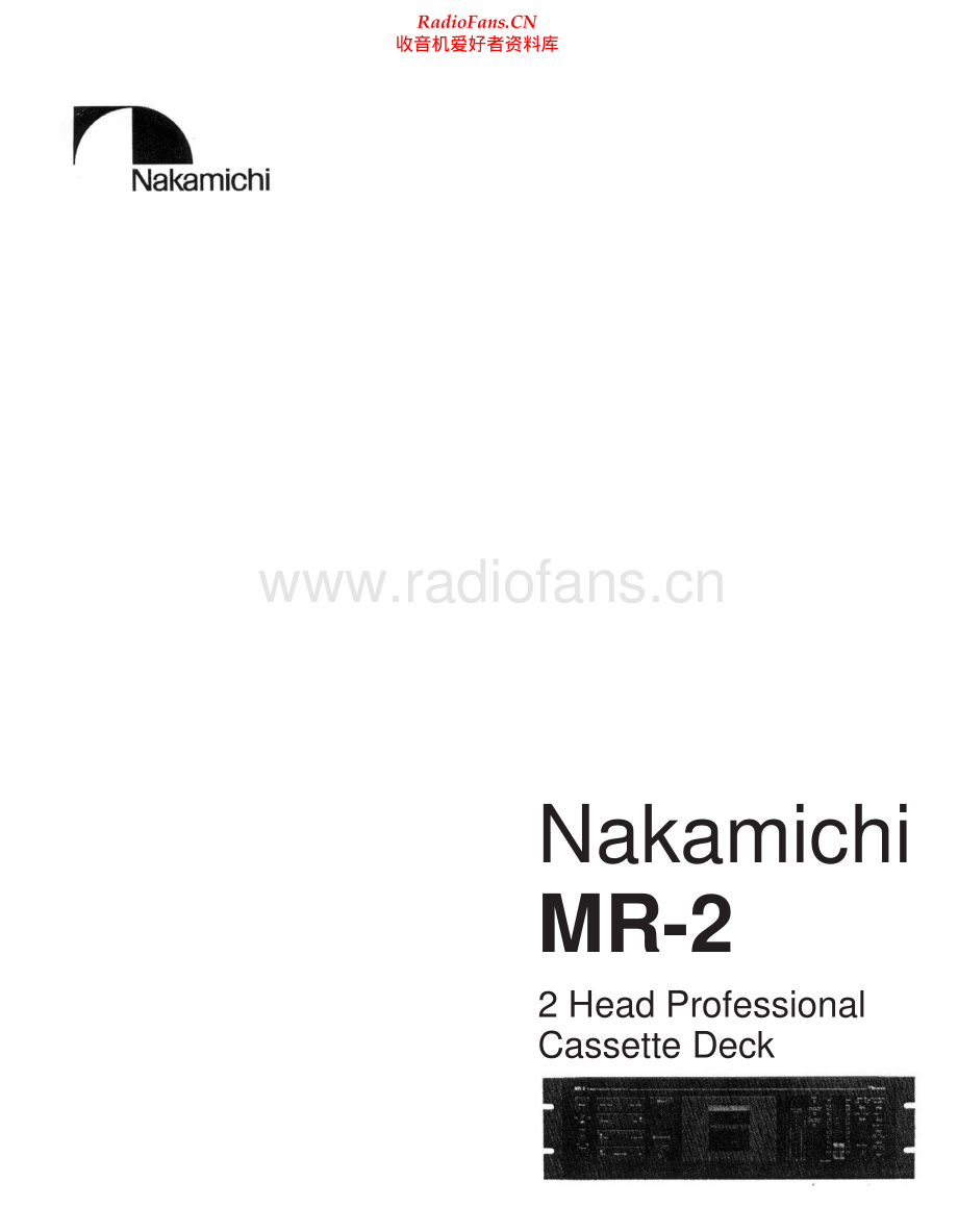 Nakamichi-MR2-tape-sm 维修电路原理图.pdf_第1页