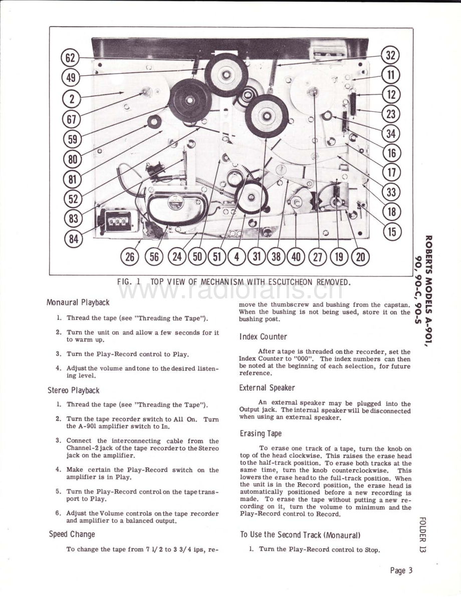 Roberts-90-tape-sm 维修电路原理图.pdf_第3页