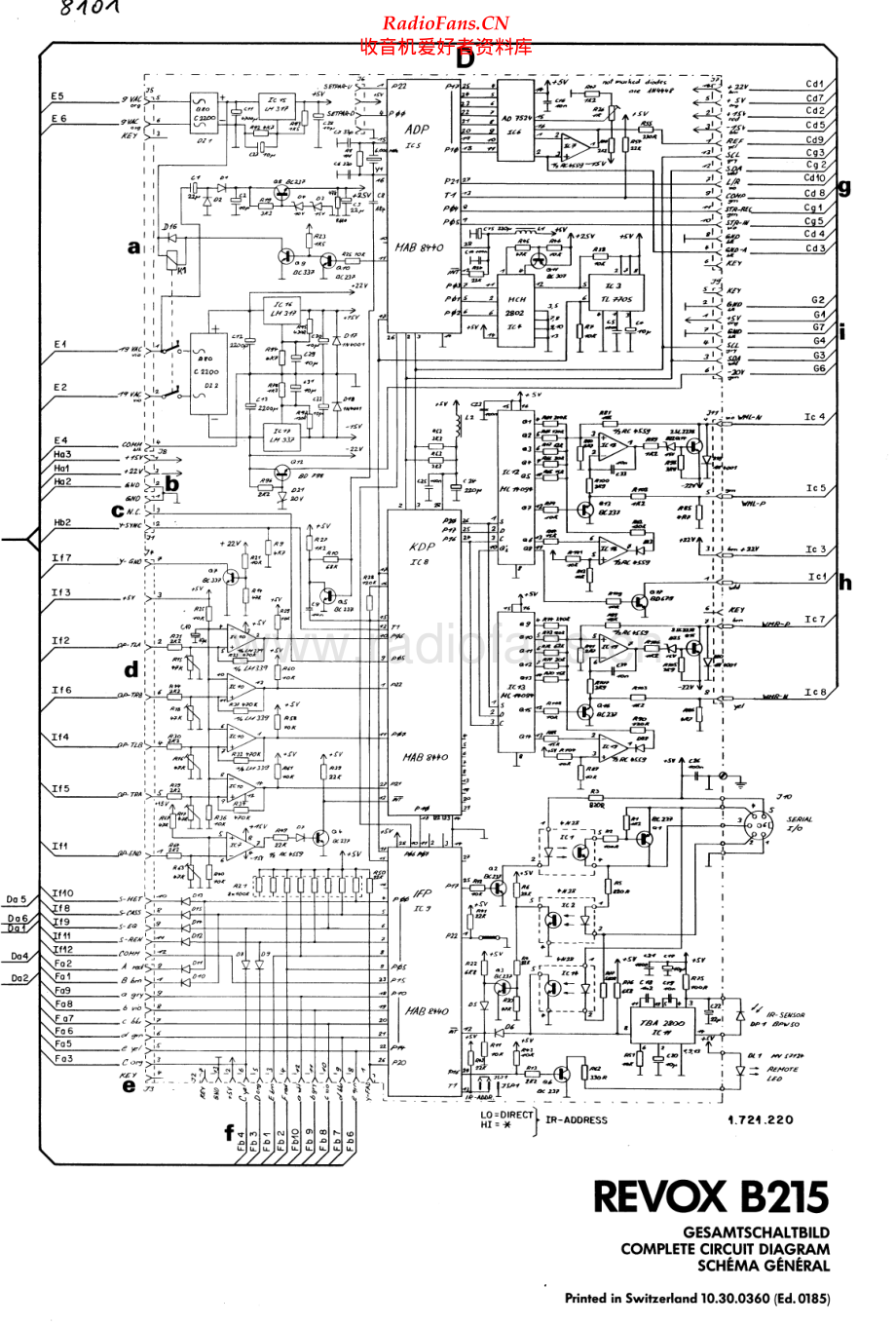 Revox-B215-tape-sch 维修电路原理图.pdf_第1页