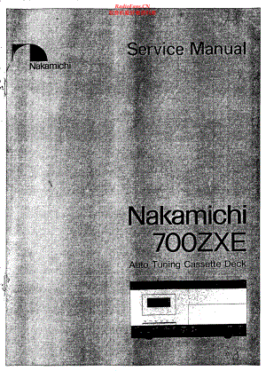 Nakamichi-700ZXE-tape-sm 维修电路原理图.pdf