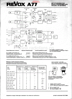 Revox-A77-tape-sch3 维修电路原理图.pdf