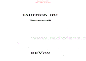 Revox-B21-tape-sm 维修电路原理图.pdf
