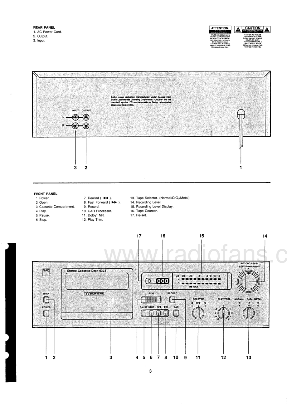 NAD-6325-tape-sm 维修电路原理图.pdf_第3页