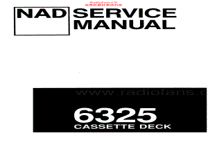 NAD-6325-tape-sm 维修电路原理图.pdf