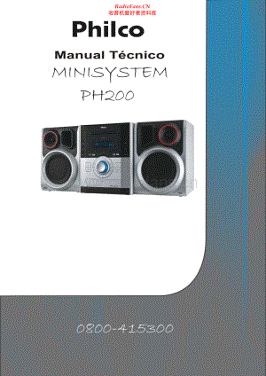 Philco-PH200-cs-sm 维修电路原理图.pdf