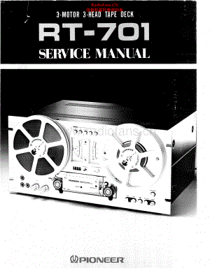 Pioneer-RT701-tape-sm 维修电路原理图.pdf