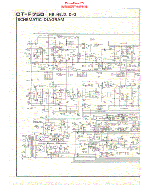 Pioneer-CTF750-tape-sch 维修电路原理图.pdf