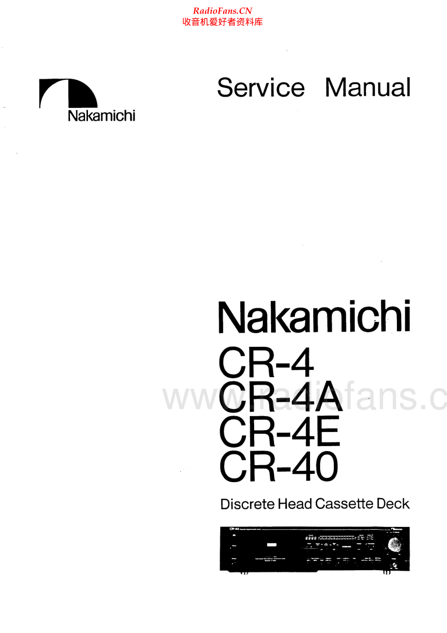 Nakamichi-CR4A-tape-sm 维修电路原理图.pdf_第1页