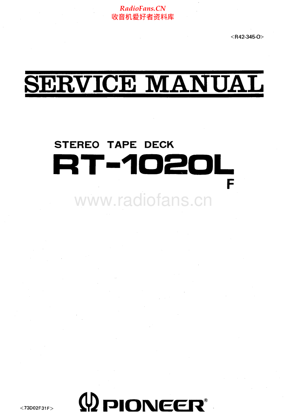 Pioneer-RT1020L-tape-sm 维修电路原理图.pdf_第1页