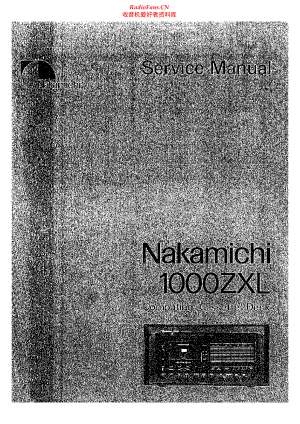 Nakamichi-1000ZXL-tape-sm 维修电路原理图.pdf