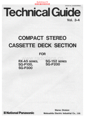 Panasonic-SG152-tape-sm 维修电路原理图.pdf