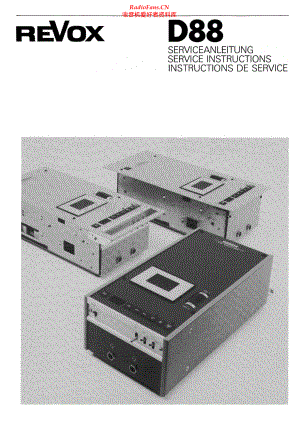 Revox-D88-tape-sm 维修电路原理图.pdf