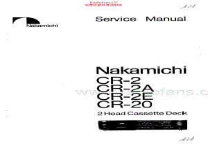 Nakamichi-CR20-tape-sm 维修电路原理图.pdf