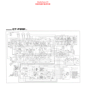 Pioneer-CTF9191_110V-tape-sch 维修电路原理图.pdf