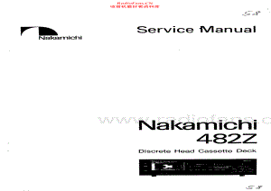 Nakamichi-482Z-tape-sm 维修电路原理图.pdf