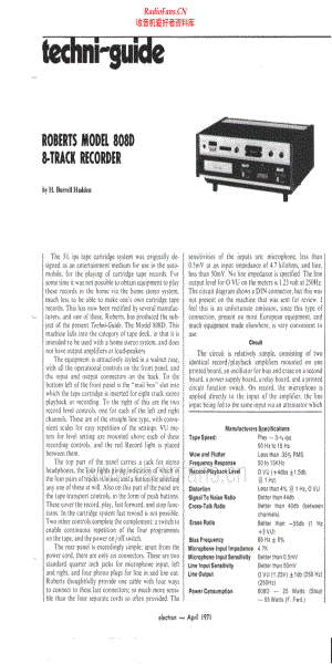 Roberts-808D-tape-sch 维修电路原理图.pdf
