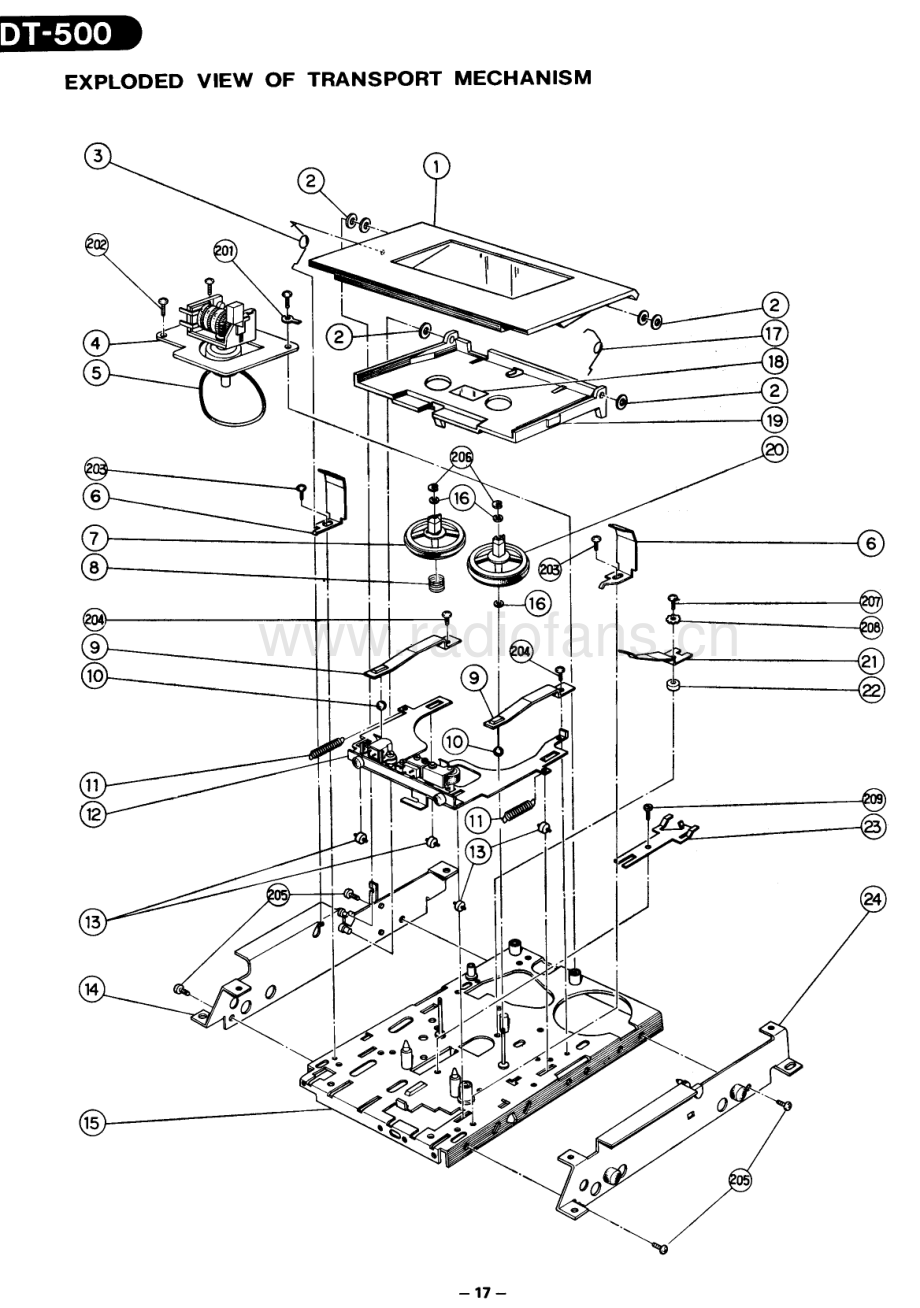 Nakamichi-DT500-tape-sm 维修电路原理图.pdf_第3页