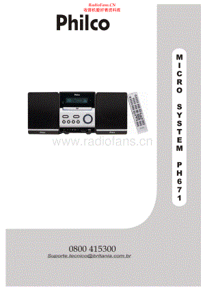 Philco-PH671-cs-sm1 维修电路原理图.pdf