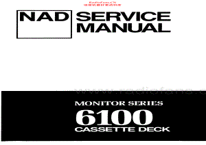 NAD-6100-tape-sm 维修电路原理图.pdf