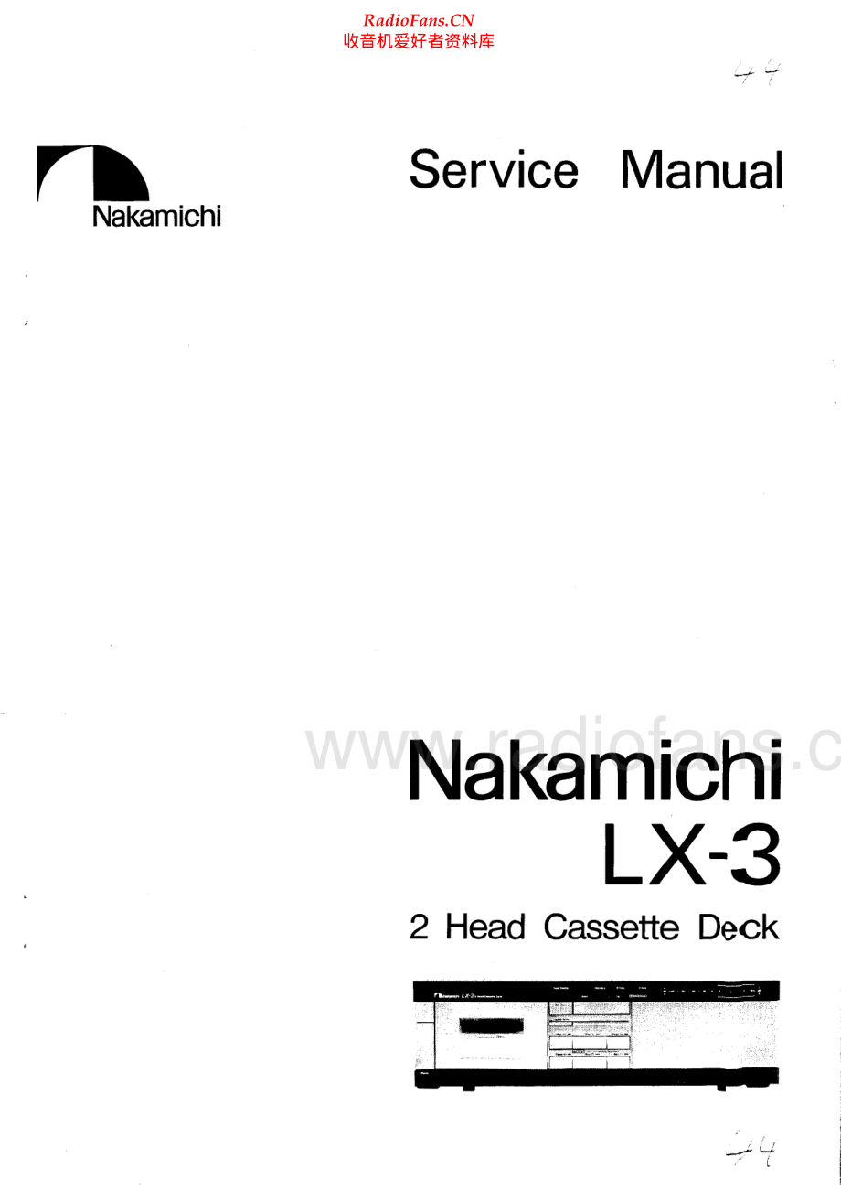 Nakamichi-LX3-tape-sm 维修电路原理图.pdf_第1页