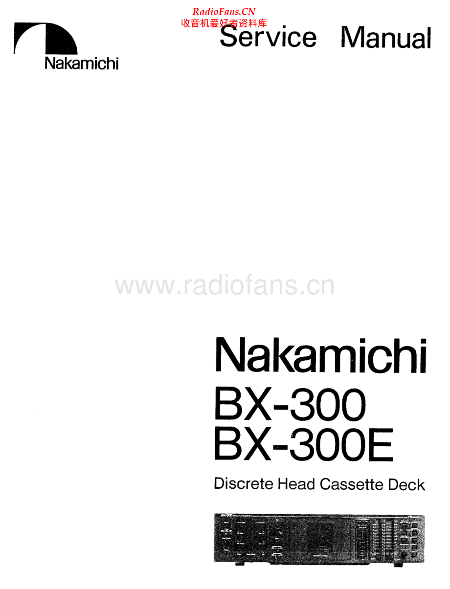 Nakamichi-BX300E-tape-sm 维修电路原理图.pdf_第1页