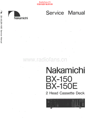 Nakamichi-BX150E-tape-sm 维修电路原理图.pdf