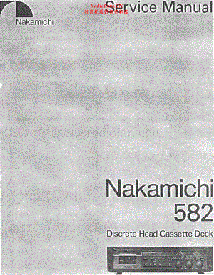 Nakamichi-582Z-tape-sm 维修电路原理图.pdf