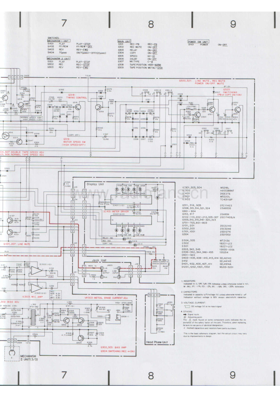 Pioneer-CT1270W-tape-sch 维修电路原理图.pdf_第3页