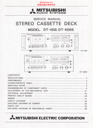 Mitsubishi-DT4550-tape-sm 维修电路原理图.pdf