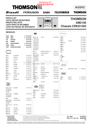 Thomson-AM2100-cs-pl 维修电路原理图.pdf