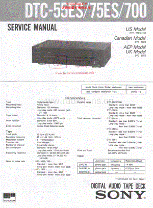 Sony-DTC700-dat-sm 维修电路原理图.pdf