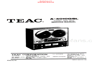 Teac-A4010GSL-tape-sm 维修电路原理图.pdf