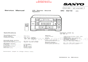 Sanyo-DCX210-cs-sm 维修电路原理图.pdf