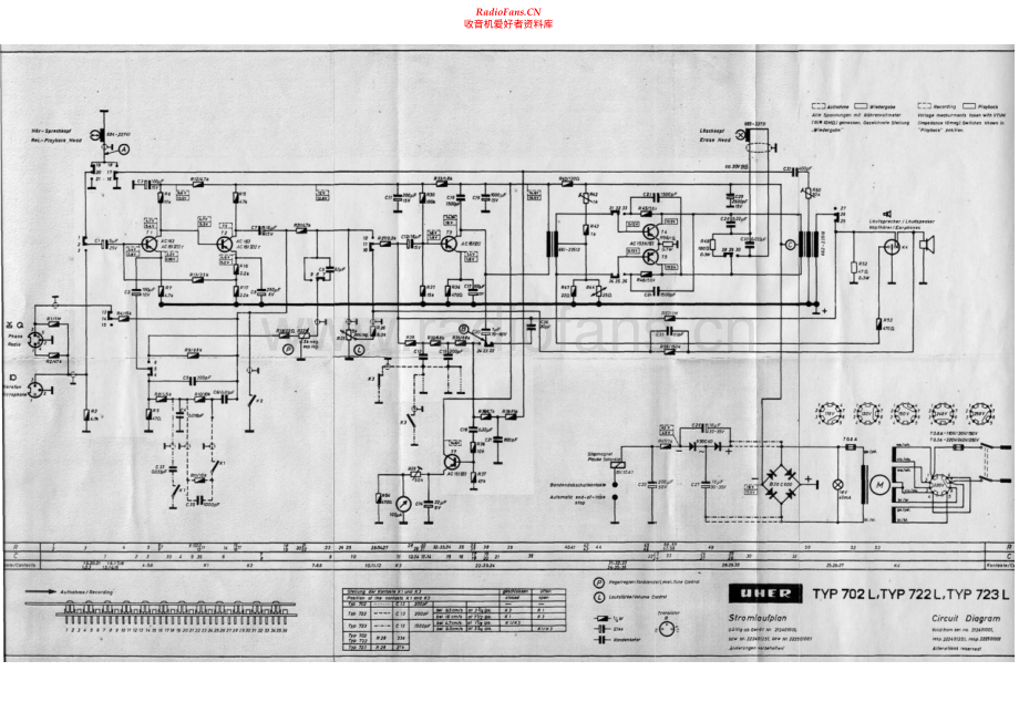 Uher-702L-tape-sch 维修电路原理图.pdf_第1页