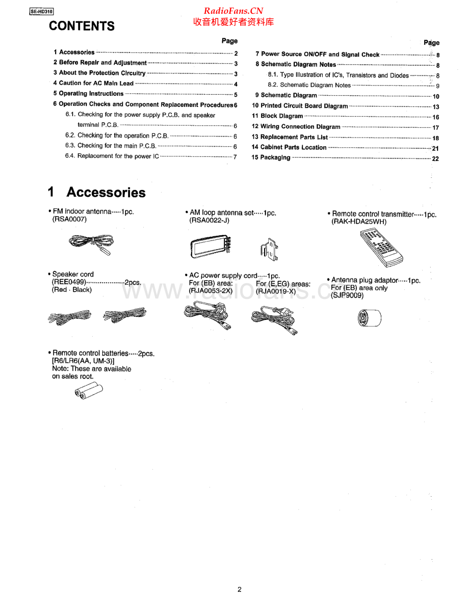 Technics-SEHD310-cs-sm 维修电路原理图.pdf_第2页