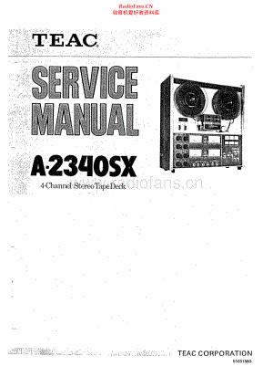 Teac-A2340SX-tape-sm 维修电路原理图.pdf