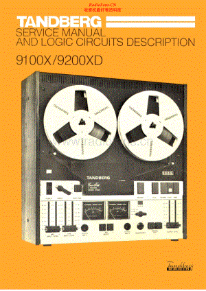 Tandberg-9200XD-tape-sm 维修电路原理图.pdf