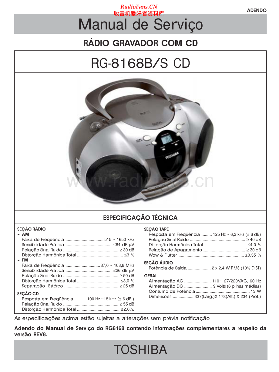 Toshiba-RG8168CD-cs-sm-br 维修电路原理图.pdf_第1页