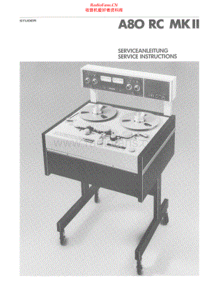 Studer-A80RC_MK2-tape-sm 维修电路原理图.pdf