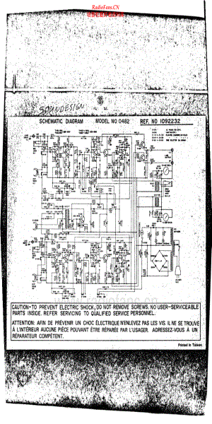 Soundesign-0482-tape-sch 维修电路原理图.pdf