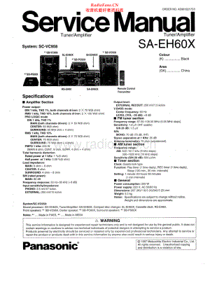 Technics-SAEH60X-cs-sm 维修电路原理图.pdf