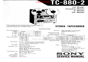 Sony-TC880_2-tape-sm 维修电路原理图.pdf