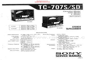 Sony-TC707S-tape-sm 维修电路原理图.pdf