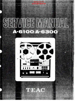 Teac-A6300-tape-sm 维修电路原理图.pdf